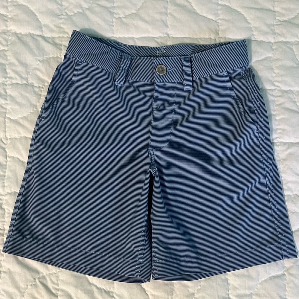 Southern Tide Boys Blue Striped Shorts